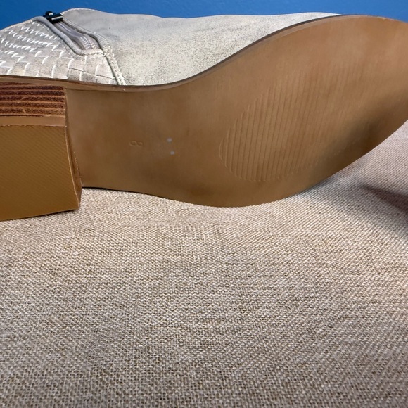 Corkys Metallic Cream Ankle Booties - Picture 11 of 12